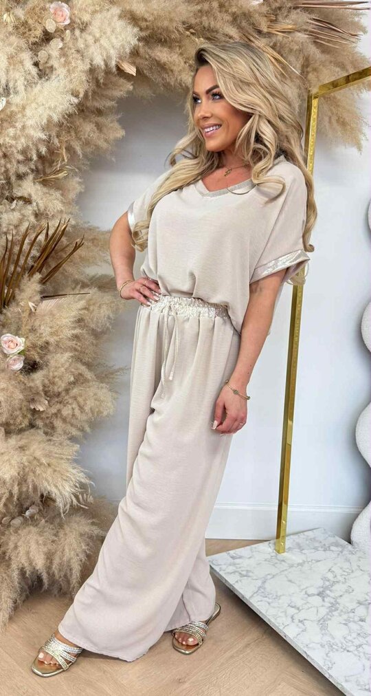 GOLDY V SET BEIGE
