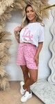 LA LEO SET SHIRT + SHORT LILA
