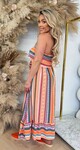 BOHO STYLE DRESS ORANGE/COLOR