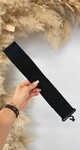 C BELT 20822-6 BLACK/SILVER