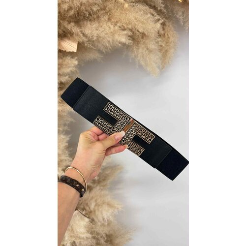 C BELT 20822-6 BLACK/GOLD C BELT 20822-6 BLACK/GOLD