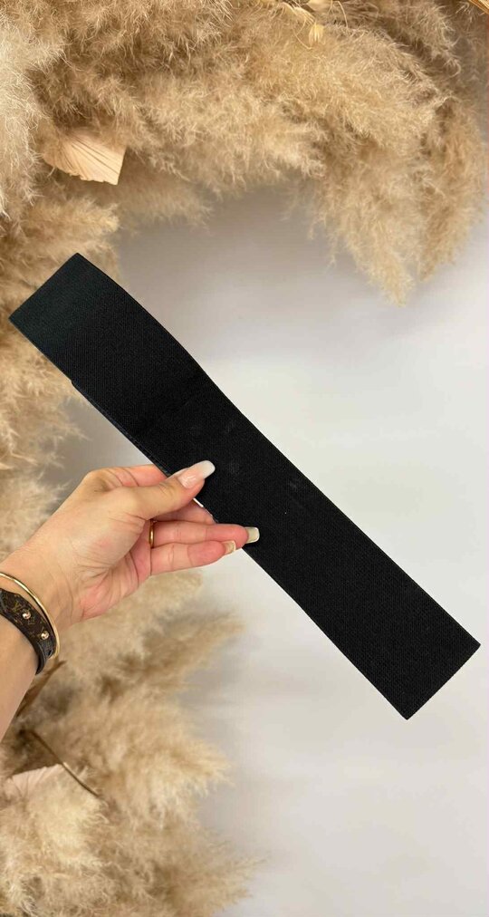 C BELT 20822-6 BLACK/GOLD