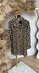 ALL OVER LEOPARD TUNIEK 2101 BEIGE/BLACK