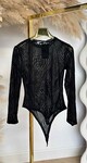 MESH PRINT TOP 9198 BLACK
