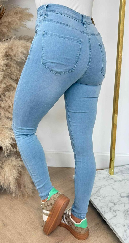 TOXIK SKINNY JEANS 2433-1 LIGHTBLUE