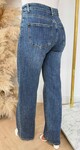QUEEN OF HEARTS WIDE LEG MIDWAIST 160-1 DARKBLUE