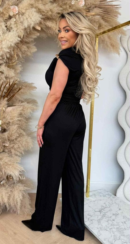 GLAM SMALL RIB SET BLACK