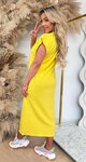 BASIC LONG DRESS YELLOW