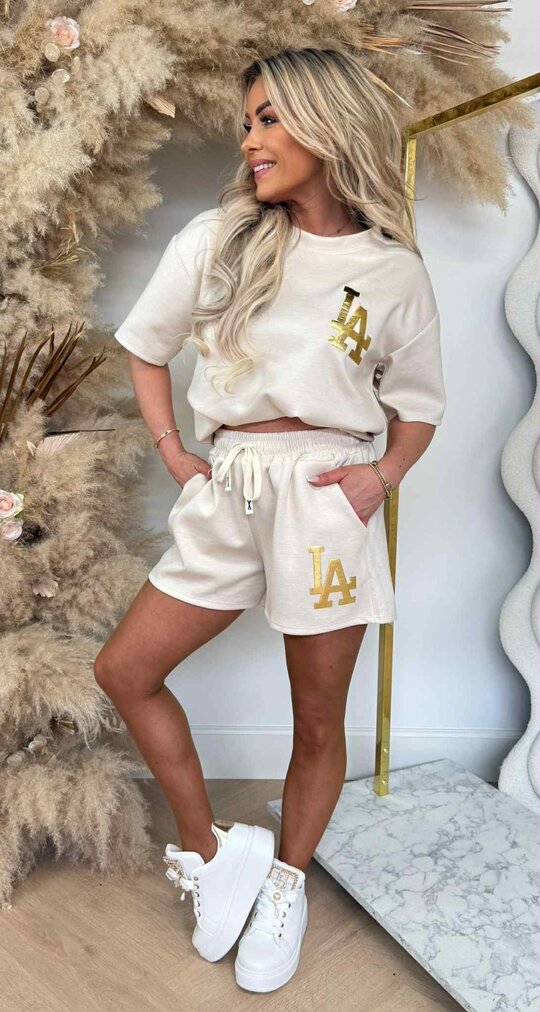 LA GOLDY SET BEIGE