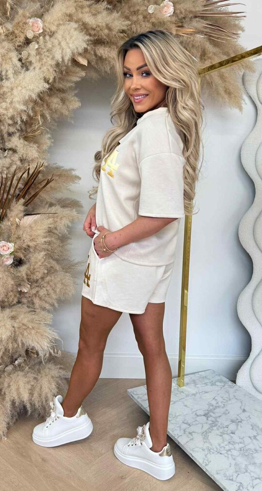 LA GOLDY SET BEIGE