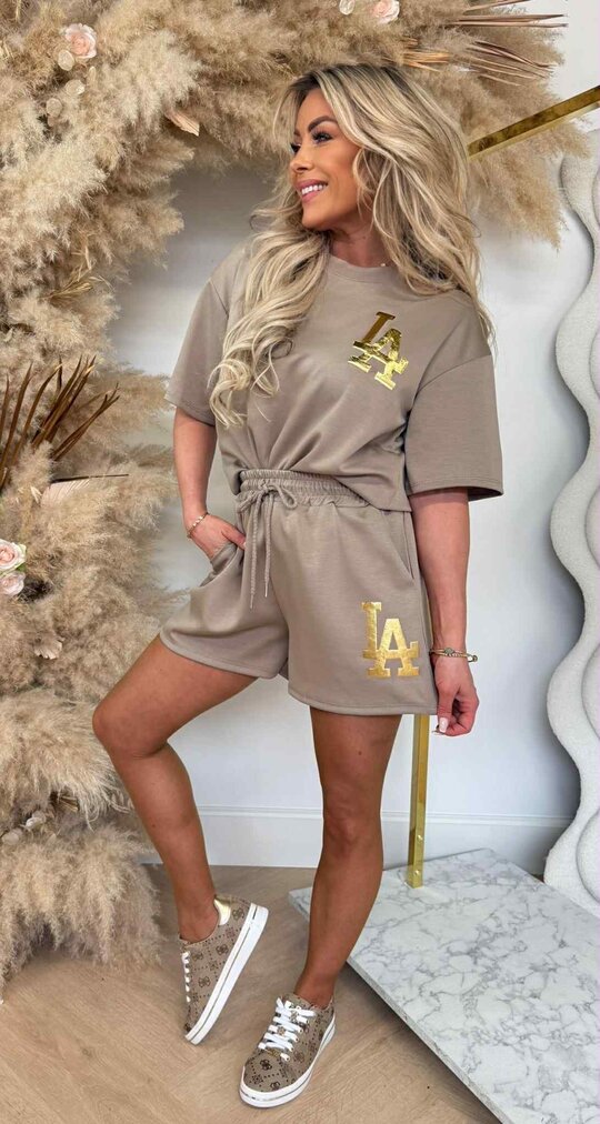 LA GOLDY SET TAUPE