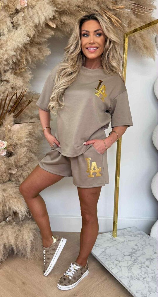 LA GOLDY SET TAUPE