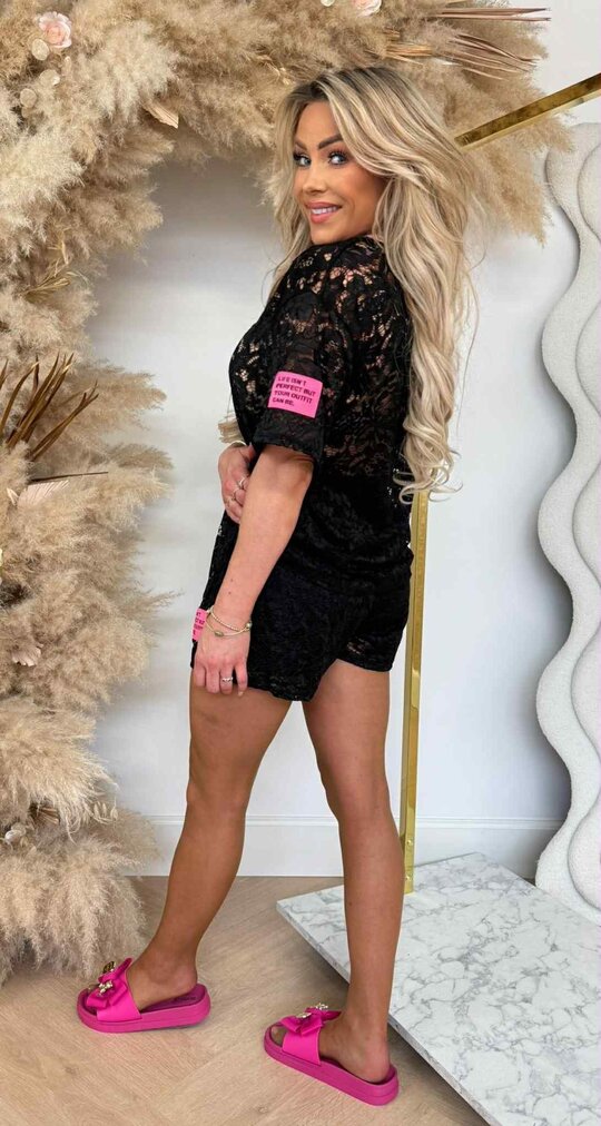 OUTFIT LACE SET BLACK