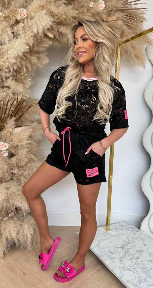 OUTFIT LACE SET BLACK