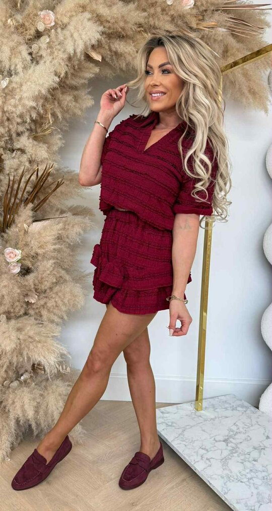SUM SHINE SET E2076 BURGUNDY