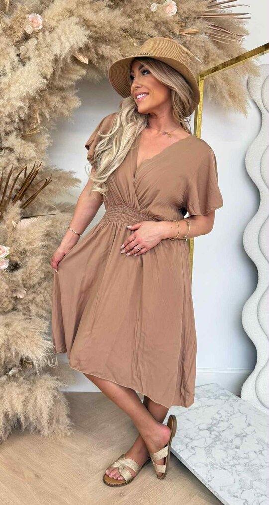 ACTIE SUMSHINE DRESS 77511 TAUPE