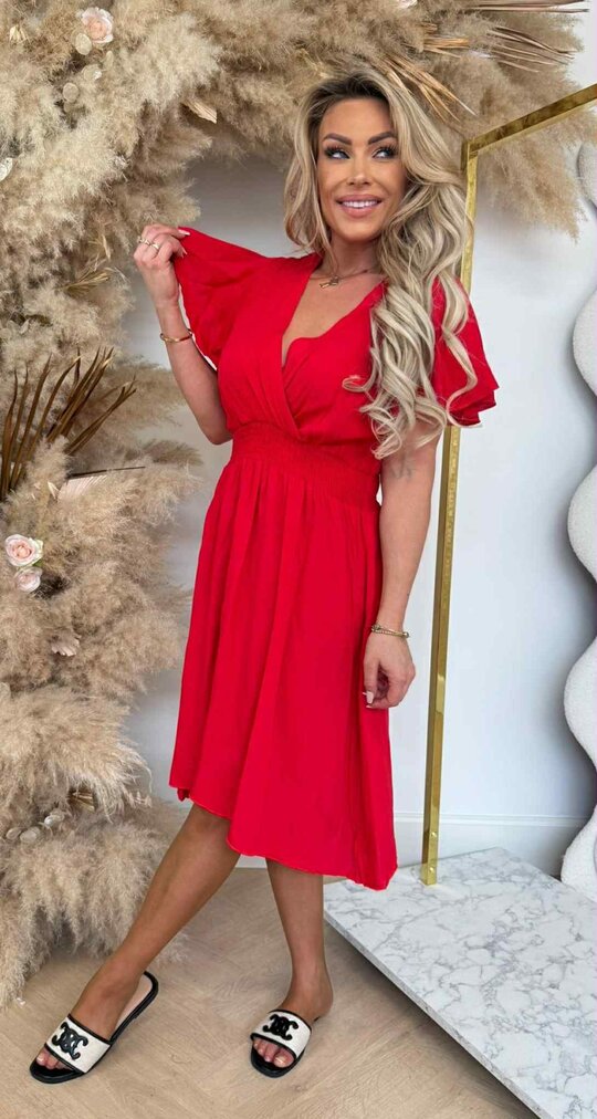 ACTIE SUMSHINE DRESS 77511 RED