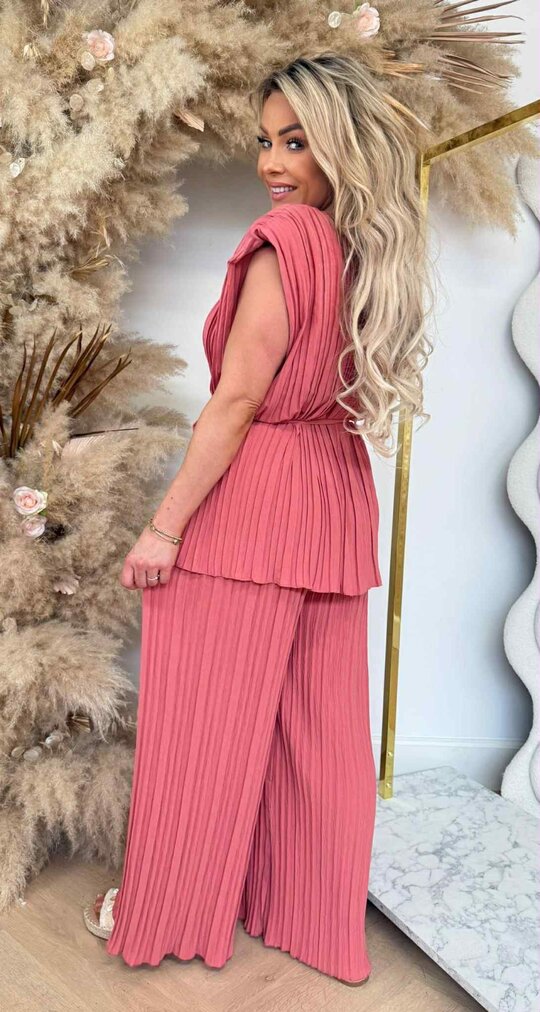 PLISSE TOUWTJE SET PINK