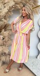 FASHION COTTON MAAIKE DRESS WHITE/COLOR