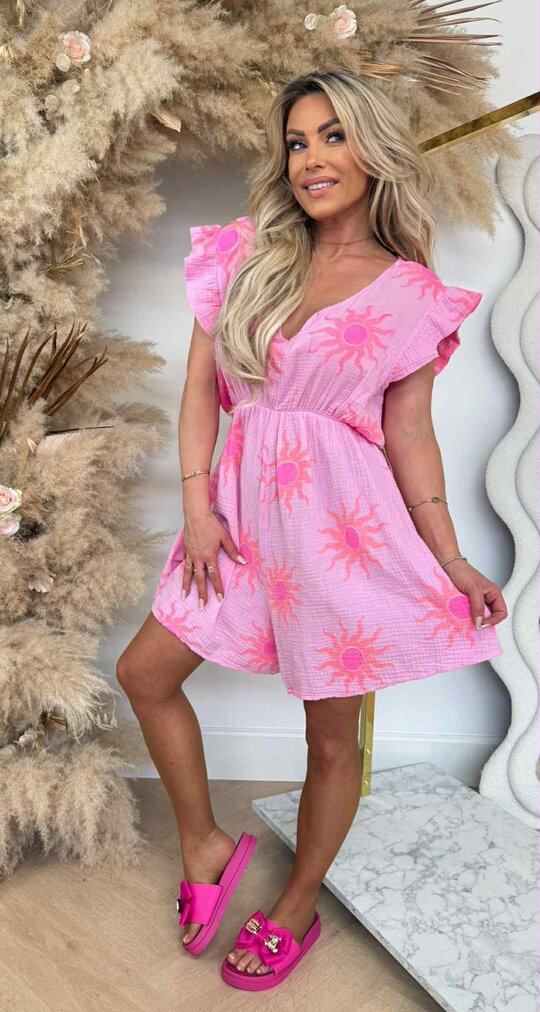 SUM RUFFLE PLAYSUIT LIGHTPINK