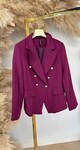 ACTIE BUTTON BLAZER MAGENT