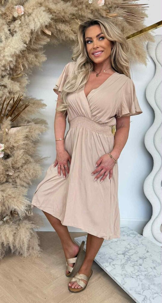 ACTIE SUMSHINE DRESS 77511 BEIGE