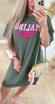 MALIBU CALIFORNIA DRESS OLIVE
