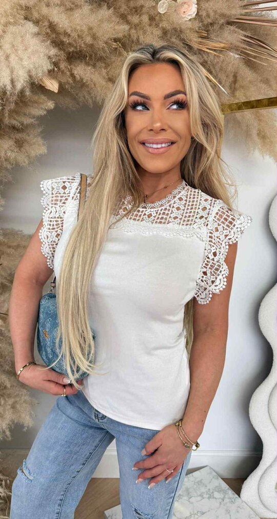 NEW LACY TEE 3011 OFFWHITE