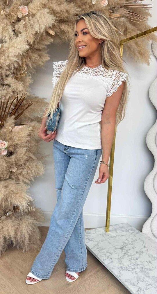 NEW LACY TEE 3011 OFFWHITE