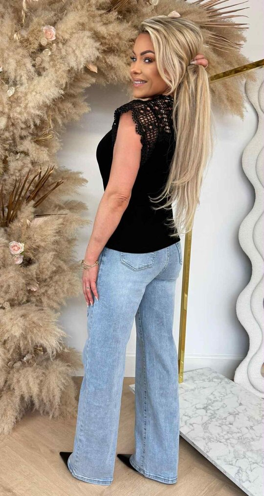NEW LACY TEE 3011 BLACK