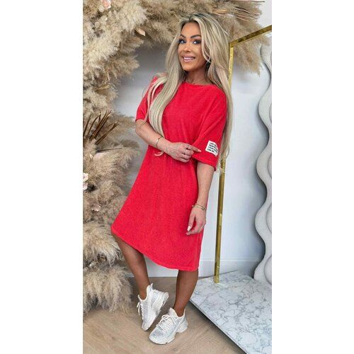 PERFECT BADSTOF SHIRT LONG RED/BEIGE PERFECT BADSTOF SHIRT LONG RED/BEIGE