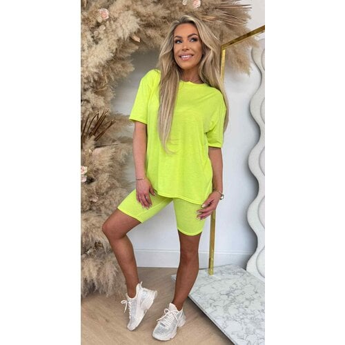 BASIC BIKER SET NEONYELLOW BASIC BIKER SET NEONYELLOW