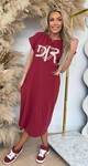 DOIR INSPIRED DRESS 590028-104 BURGUNDY