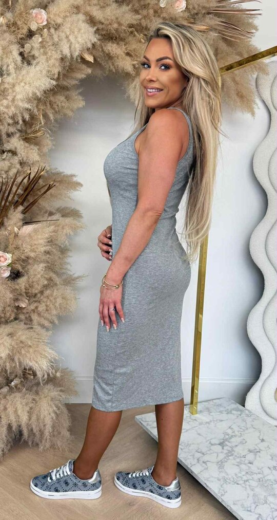 STEFANIE DRESS GREY