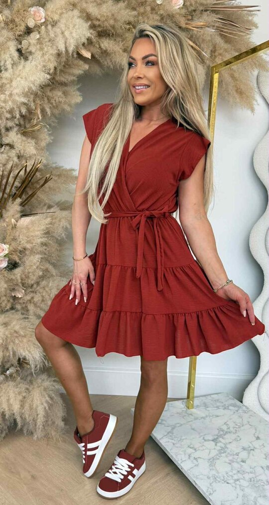 DAE RUFFLE LUS DRESS ROEST