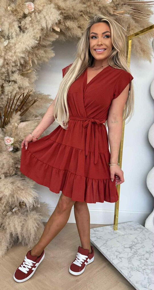 DAE RUFFLE LUS DRESS ROEST