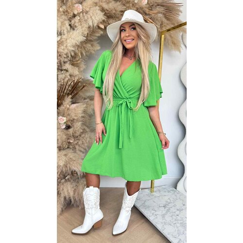 LUSLY MUSTHAVE DRESS APPPLEGREEN LUSLY MUSTHAVE DRESS APPPLEGREEN