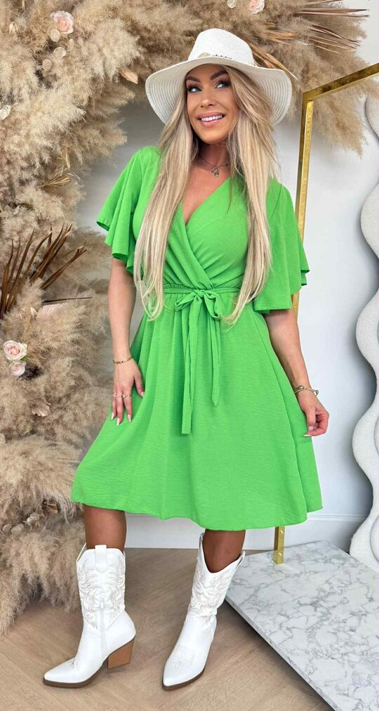 LUSLY MUSTHAVE DRESS APPPLEGREEN