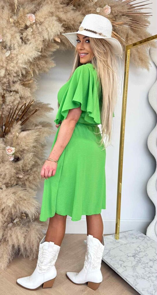 LUSLY MUSTHAVE DRESS APPPLEGREEN