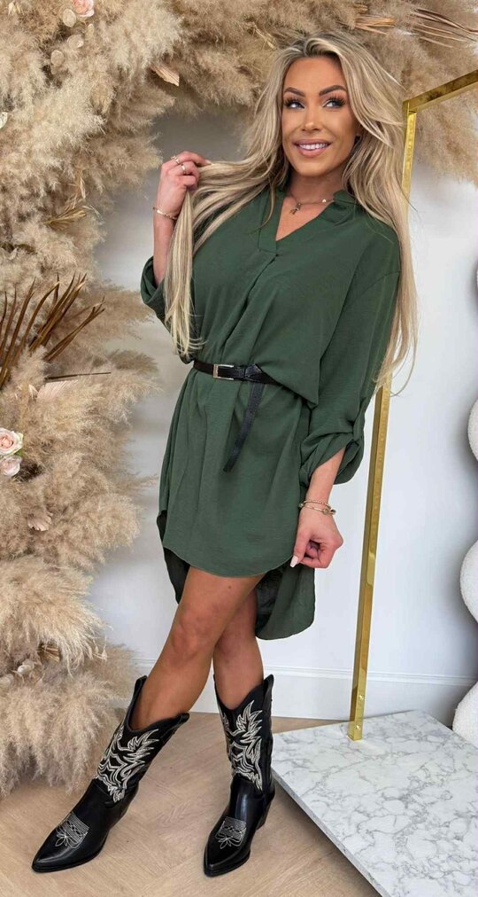 TUNIEK+BELT BASIC OLIVE