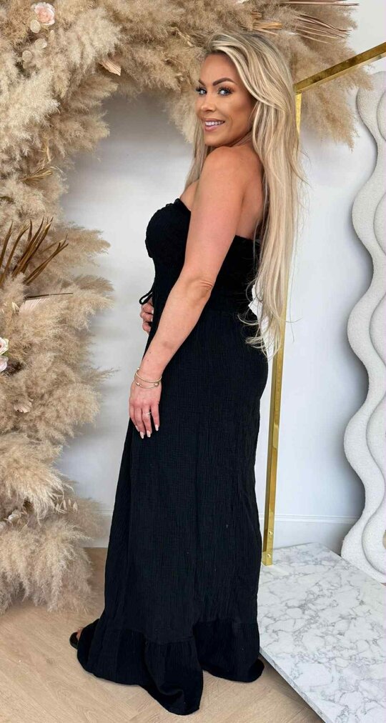 HAWAII SUMMER DRESS BLACK