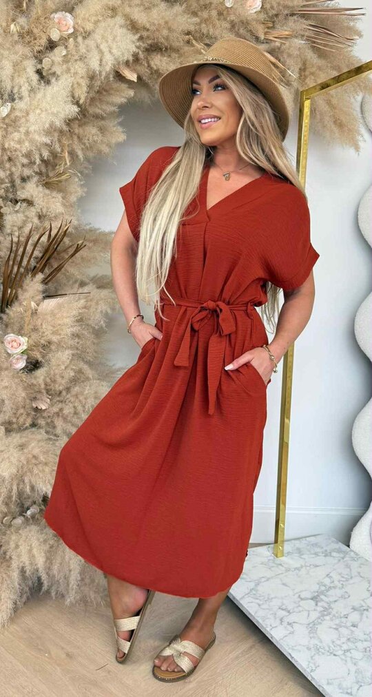 LEONIE V LUS DRESS ROEST