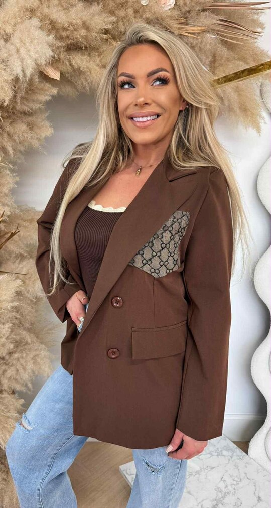 GUC BLAZER CHOCO