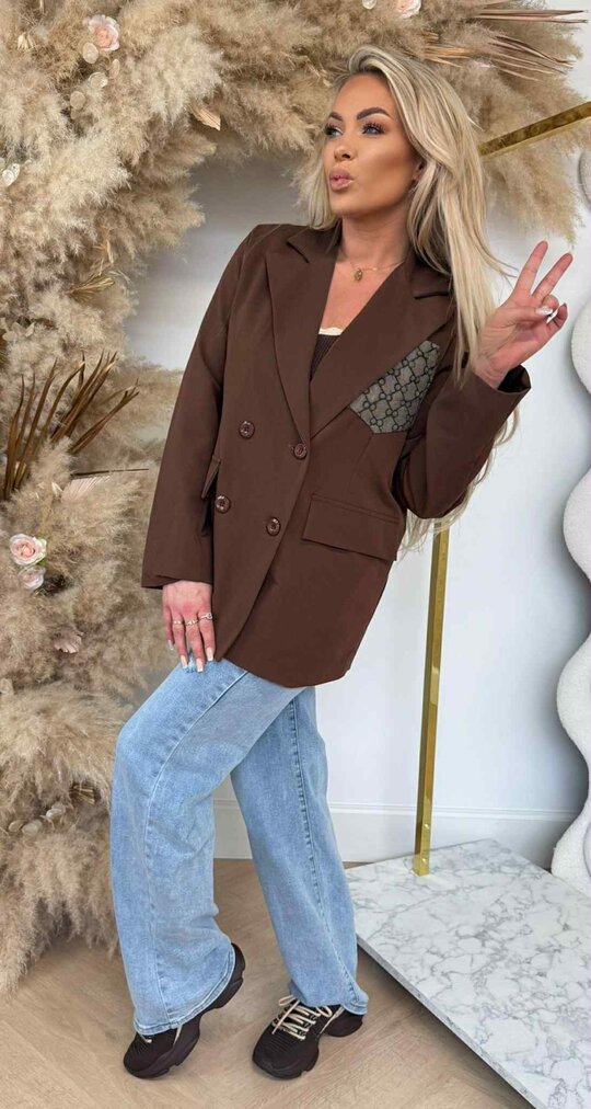 GUC BLAZER CHOCO