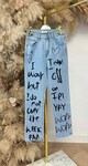 I WORK BUT I DO NOT WEEKEND JEANS 2885 DENIM