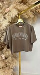LA CROPPED TEE TAUPE