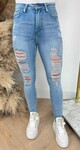 DAMAGED SKINNY JEANS 99321 LIGHTDENIM