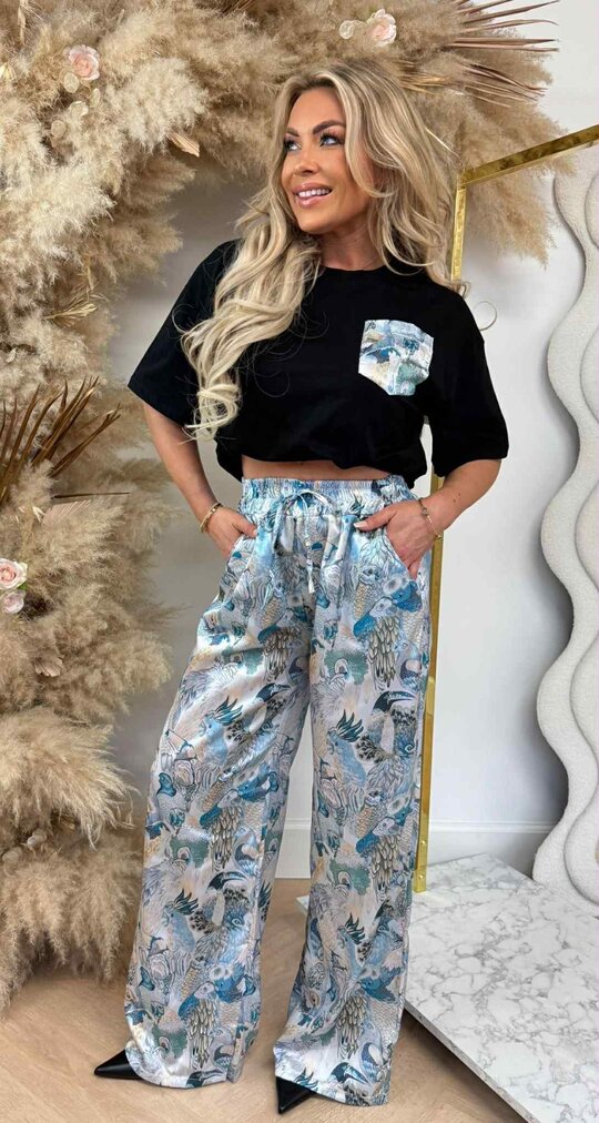 SUMMER PARADISE SET BLUE/BLACK