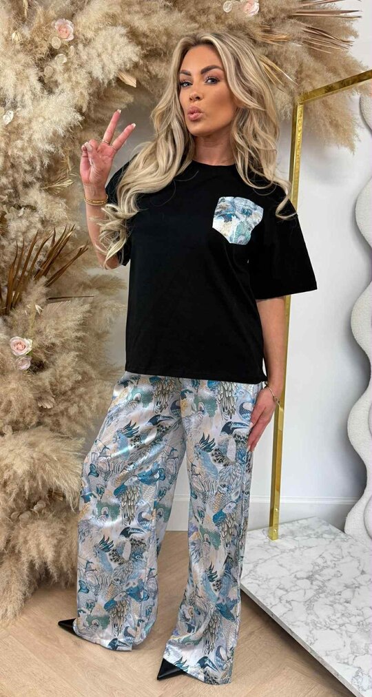 SUMMER PARADISE SET BLUE/BLACK