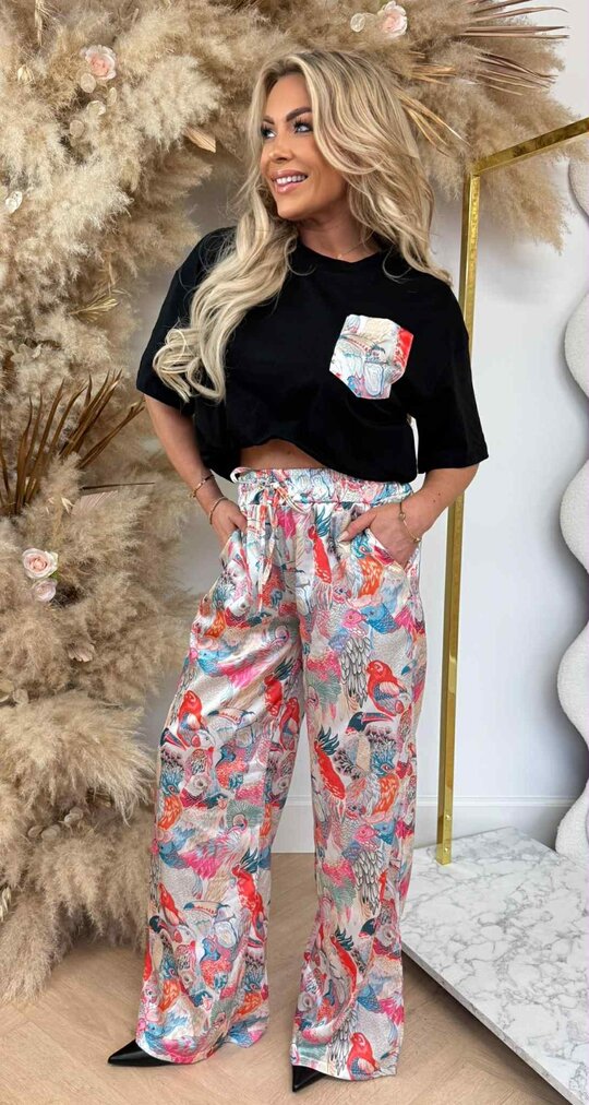 SUMMER PARADISE SET COLORFUL/BLACK